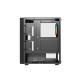 Корпус Wintek Moon PS195-5-B TG, ATX/Micro ATX, USB 1*3.0/2*2.0, 0,45mm, 4*12cm fRGB fan, чёрный