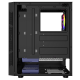 Корпус Wintek Light JX188-7-B TG, ATX/Micro ATX, USB 1*3.0/2*2.0, HD-Audio+Mic, 0,5 mm, 1*12cm fRGB, чёрный