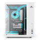 Корпус Wintek Cube Pro V909-W TG, ATX, USB 1*3.0/2*2.0, 5*12cm ARGB PWM (контр. + пульт д/у), белый