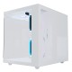 Корпус Wintek Aquarium H101-W TG, mATX, USB 1*3.0/1*2.0, 5*12cm ARGB PWM (контр. + пульт д/у), белый