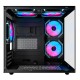 Корпус Wintek Aquarium H101-B TG, mATX, USB 1*3.0/1*2.0, 5*12cm ARGB PWM (контр. + пульт д/у), чёрный