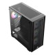 Корпус Wintek Andromeda MAX P193-M-B TG, ATX, USB 2*3.0/1*2.0, HD+Mic, 0,5mm, 4*12cm ARGB (контроллер + пульт д/у в комплекте), Black
