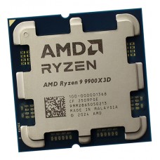 Процессор AMD Ryzen 9 9900X3D, 4.4GHz (Granite Ridge), 12C/24T, (100-000001368), 12/128MB, 120W, AM5,oem