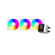 Водяное охлаждение для CPU PCCooler DC360 Pro ARGB Display WH TDP 280W LGA Intel/AMD White