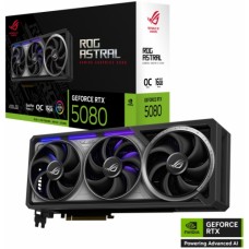 Видеокарта ASUS GeForce RTX5080 ROG ASTRAL 16GB GDDR7 OC 2HDMI 3DP ROG-ASTRAL-RTX5080-O16G-GAMING