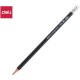 Карандаш DELI "Scribe", НВ, трехгранный корпус, дерево, с ластиком, черный (044-38029)