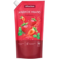 Мыло жидкое OfficeClean "Клубника", дой-пак, 500 мл (025-359432)