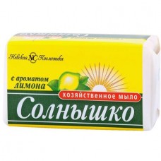 Мыло хозяйственное Солнышко, с ароматом лимона, 72%, 140 г. (025-11141)