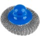Губка для посуды OfficeClean, металлическая с пластиковой ручкой, 9х6 см (025-332886)