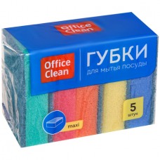 Губка для мытья посуды OfficeClean "Maxi", 5 штук (025-248977)