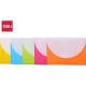 Папка-конверт на кнопке DELI "RIO", А4, 0,18 мм, с карманом, ассорти (044-38977)