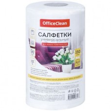 Салфетки из вискозы OfficeClean, 20 х 20 см, 150 штук в рулоне (025-298910)