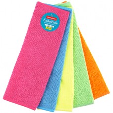 Салфетка из микрофибры OfficeClean "Универсальная", 30х30 см, 5 шт  (025-304811)