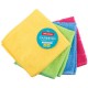 Салфетка из микрофибры OfficeClean "Универсальная", 25х25 см, 4 шт  (025-304812)