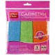 Салфетка из микрофибры OfficeClean "Стандарт", универсальная, 30x30 см, 3 штуки в упаковке (025-252716)
