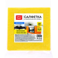 Салфетка из вискозы OfficeClean, 30 х 30 см, 10 штук в упаковке (025-287980)