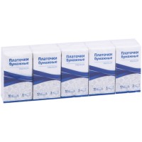 Носовые платки OfficeClean "Premium", 3-слойные, 18х20 см, 10 шт/упак., 10 упаковок (025-279678)