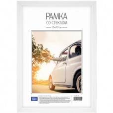 Рамка пластиковая, OfficeSpace, №6/1, белая, стекло, 21х30 см (025-РП_17690)