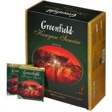 Чай Greenfield Kenian Sunrise черный кенийский, 100 пакетиков (094-2538)
