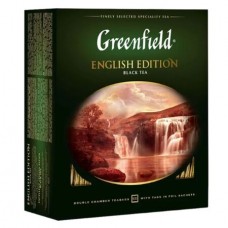 Чай Greenfield English Edition черный цейлонский, 100 пакетиков (094-1383)