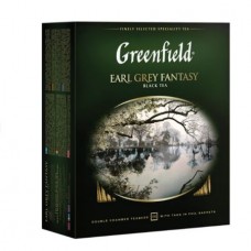 Чай Greenfield Earl Grey Fantasy черный с бергамотом, 100 пакетиков (094-2544)