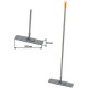 Швабра OfficeClean Professional, ручка 110 см, флаундер 40 см, насадка МОП микрофибра (025-303072)