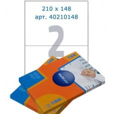 Этикетки самоклеящиеся Multilabel, А4, 210 х 148 мм., 2 шт/лист, 100 л. (40210148)