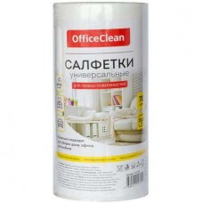 Салфетки из вискозы OfficeClean, 20 х 22 см, 70 штук в рулоне (025-252720)
