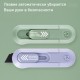 Нож-мини канцелярский NUSIGN,  80х25 мм, серый (044-NS065T)