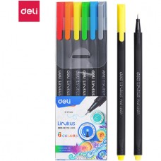Набор линеров DELI "Linkus", 12 цветов (044-Q900/12)