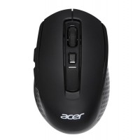 Мышь Acer OMR070, Wireless, BT/2,4GHz, Optical 800-1600 dpi, 1AA, USB, black