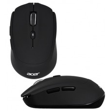 Мышь Acer OMR050, Wireless, BT/2,4GHz, Optical 800-1600 dpi, 1AAA, USB, black