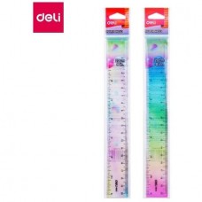 Линейка DELI "NeonUp" 20 см, ассорти (044-H653)