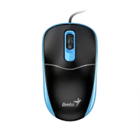 Беспроводная мышь Genius NX-7123 BLK+Blue 2.4Ghz/1200dpi/Copilot/31030043401