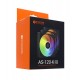 Fan {комплект} for case, 12cm x 3, ID-Cooling AS-120-ARGB-K TRIO, 300-2000rpm, 58CFM, 27.2 dBA, 4pin+3pin