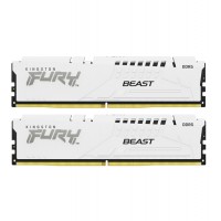 Оперативная память DDR5 32 GB {комплект} <6800MHz> Kingston Fury Beast RGB, KF568C34BWEK2-32, (2x16GB), CL34, white
