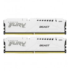Оперативная память DDR5 32 GB {комплект} <6800MHz> Kingston Fury Beast RGB, KF568C34BWEK2-32, (2x16GB), CL34, white
