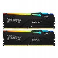 Оперативная память DDR5 32 GB {комплект} <6400MHz> Kingston Fury Beast, KF564C32BBEAK2-32, (2x16GB), CL40