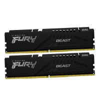 Оперативная память DDR5 32 GB {комплект} <6400MHz> Kingston Fury Beast (AMD+Intel), KF564C32BBEK2-32, (2x16GB), CL32