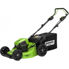 Газонокосилка аккумуляторная Greenworks 2502907UBB 60V 46 см самоходная бесщеточная c 1хАКБ 4Ач и ЗУ
