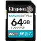 Карта памяти Kingston SDG4/64GB Canvas Go Plus Gen4 C10 UHS-I U3 V30 64GB