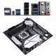 Материнская плата Socket AM5, MATX, AMD B650 (DP+HDMI) BATTLE-AX B650M-PLUS WIFI V15I, 4DDR5, 1PCIx16,PCIx1
