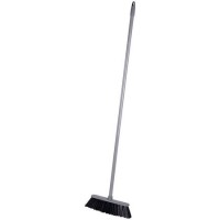 Щетка для уборки OfficeClean Professional с черенком 117 см, ширина 30 см, щетина 7 см, пластиковая (025-303271)