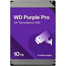 Жесткий диск для видеонаблюдения HDD 10Tb WD Purple Pro SATA3 512Mb 7200 3,5" WD102PURP