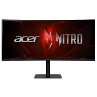 Монитор Acer/Nitro XV345CURXbmiipphx/34 ''/WQHD/3440x1440 Pix/2xHDMI(2.0) 2xDP MM Audio out HDR10/1 мс/300 ANSI люм/4000:1/240 Hz (UM.CX5EE.X01)