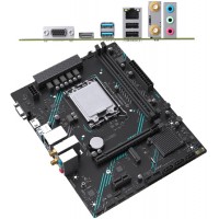 Материнская плата MaxSun MS-H610M 666 WIFI6 ARGB, LGA1700 H610, 2xDDR4 3xSATA 1xM.2 HDMI+DP+VGA mATX (MS-H610M 666 WIFI6 ARGB)