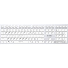 Клавиатура беспроводная A4tech Fstyler FBX50C White