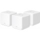 Домашняя Mesh Wi-Fi система GbE AX1500 Mercusys Halo H60X(3-pack) <Wi-Fi 6, бесшовный роуминг 802.11k/v/r, 1201Mbps 5Ghz + 300Mbps 2.4Ghz, 802.11ax/ac/n/a, 3 порта LAN/WAN GbE>