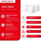 Домашняя Mesh Wi-Fi система GbE AX1500 Mercusys Halo H60X(3-pack) <Wi-Fi 6, бесшовный роуминг 802.11k/v/r, 1201Mbps 5Ghz + 300Mbps 2.4Ghz, 802.11ax/ac/n/a, 3 порта LAN/WAN GbE>