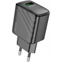Зарядное устройство с кабелем Type-C Hoco CS21A, Fast Charge, Black